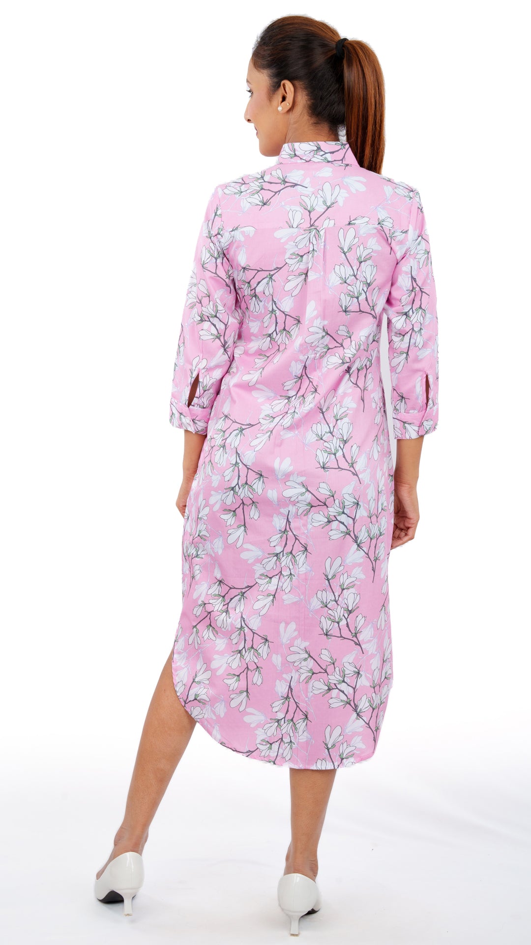 Charming Bloom A Chhori Below Knee tunic