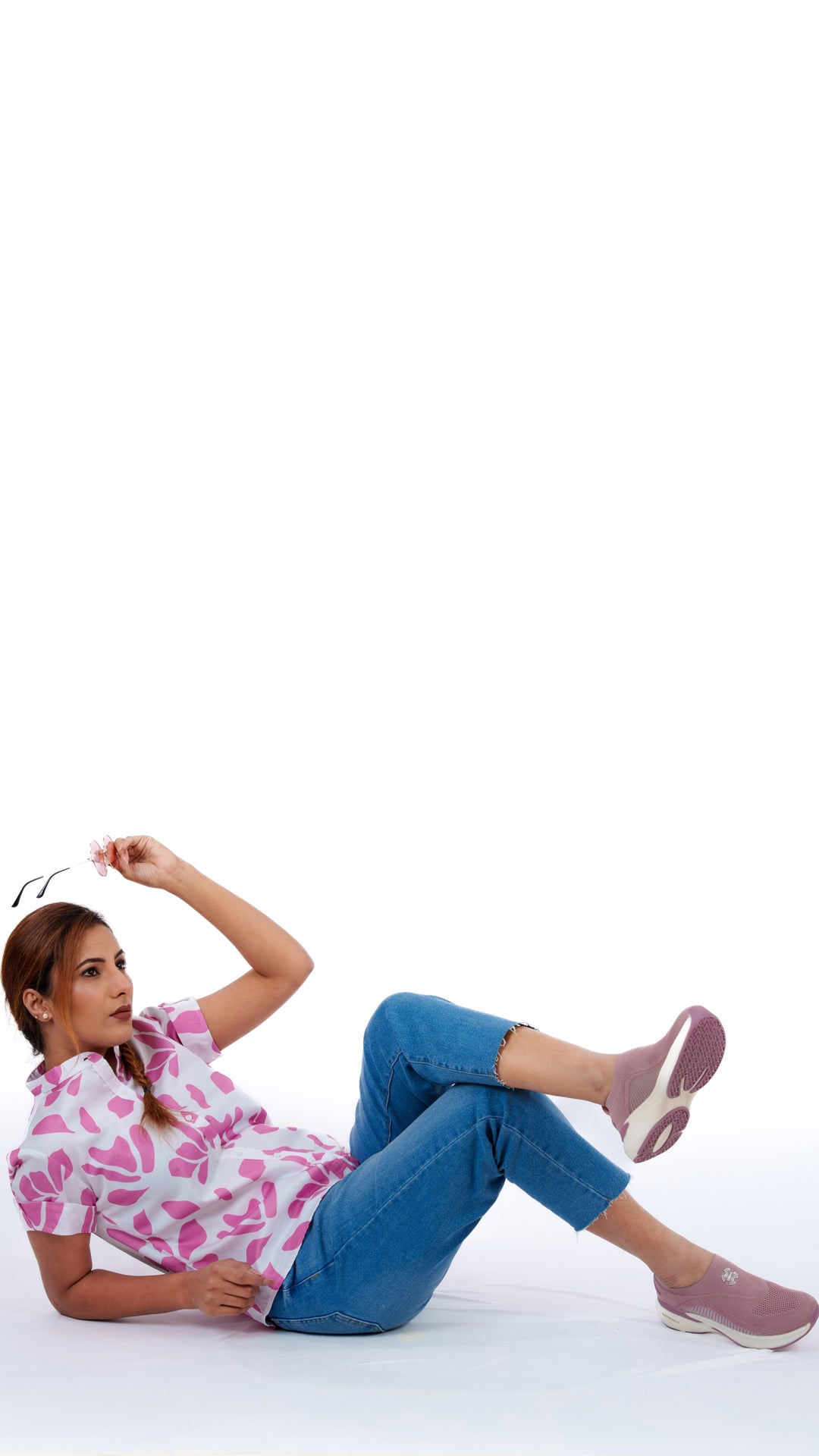 Cool Pink A Chhori Hip Length Shirt