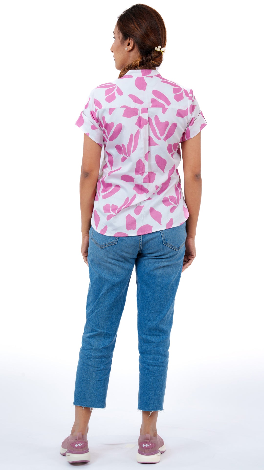 Cool Pink A Chhori Hip Length Shirt