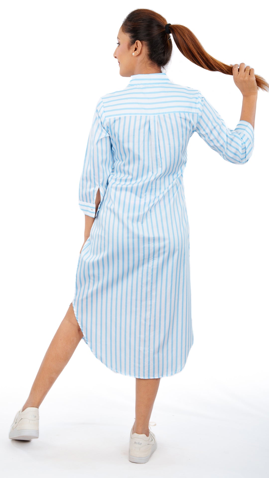 Sky Beauty A Chhori Below Knee tunic