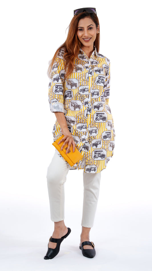 Vintage Drive A Chhori Long Shirt